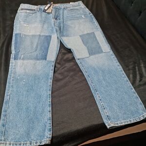 Tommy Hilfiger Men's Light Blue Patchwork Jeans